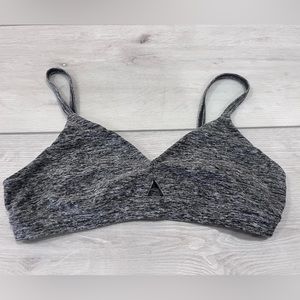 ALO Yoga Alosoft Lounge Sport Bra Grey size S